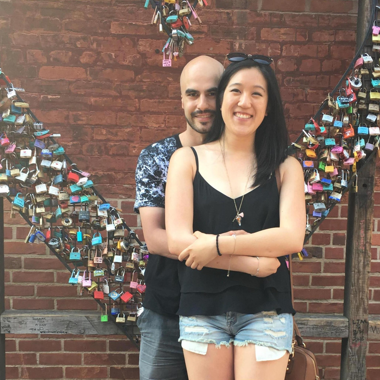 One of our first dates in the Distillery.