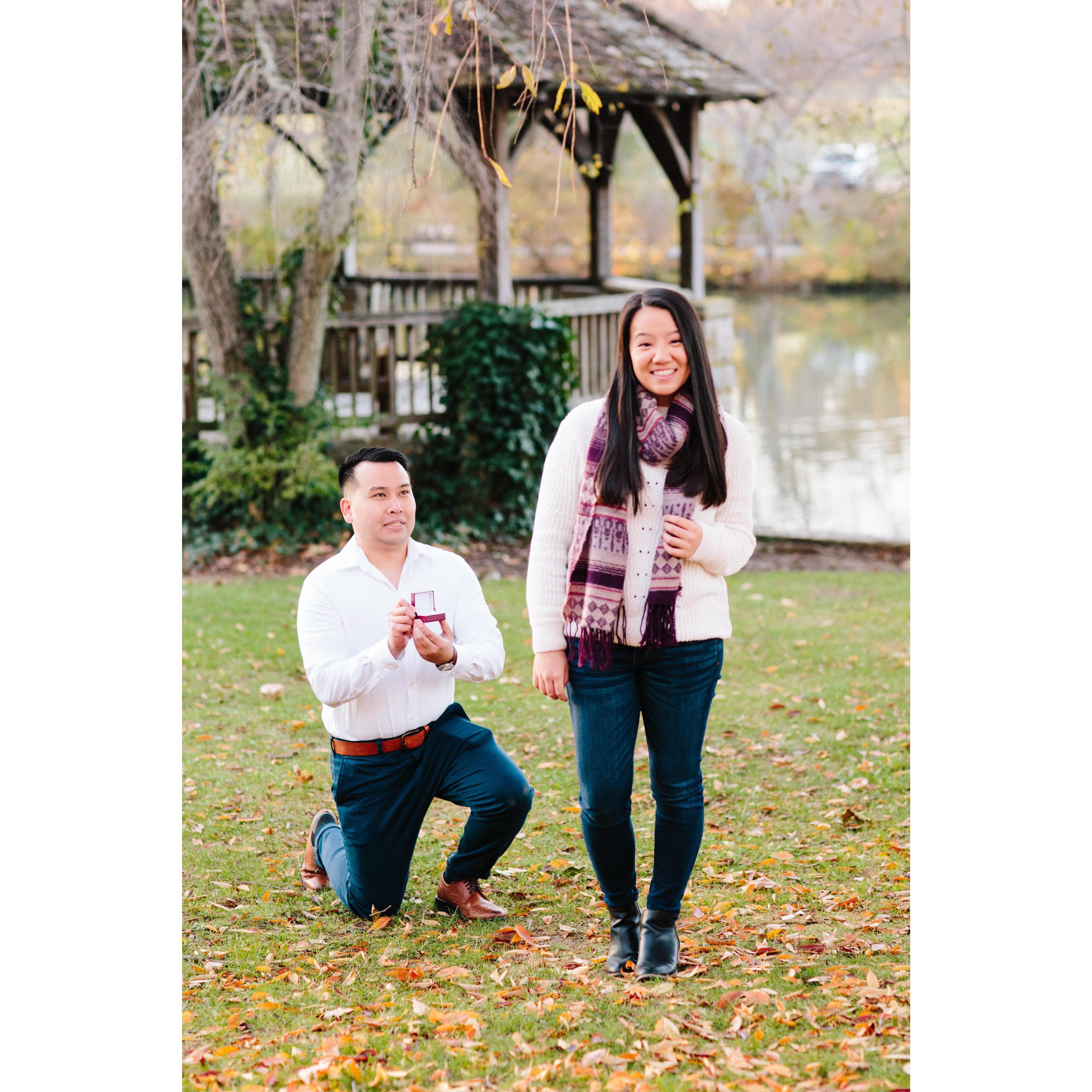 A lot of people think this photo is posed. It's not! I genuinely had no idea he was behind me!