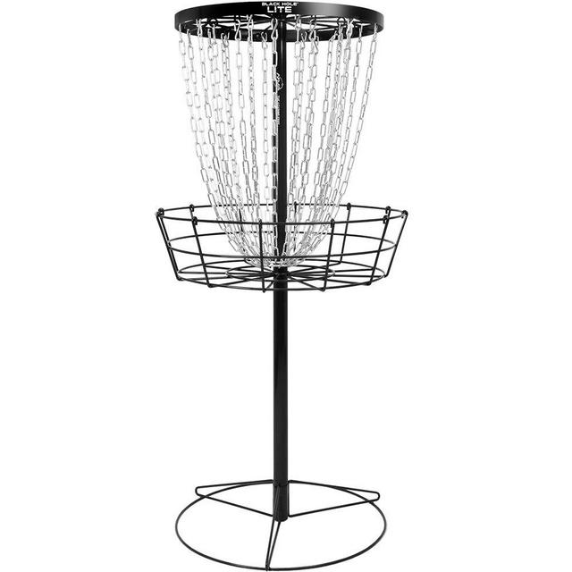 MVP Black Hole Lite 24-Chain Disc Golf Basket Target