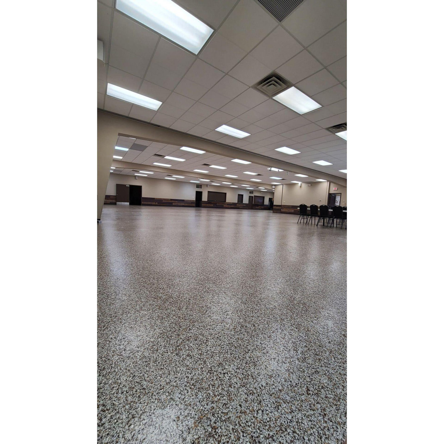 The main area inside the Wabasso Community Center