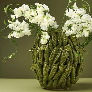 3D Pea Stoneware Vase