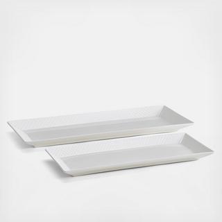 Trellis Bread Tray, Set of 2
