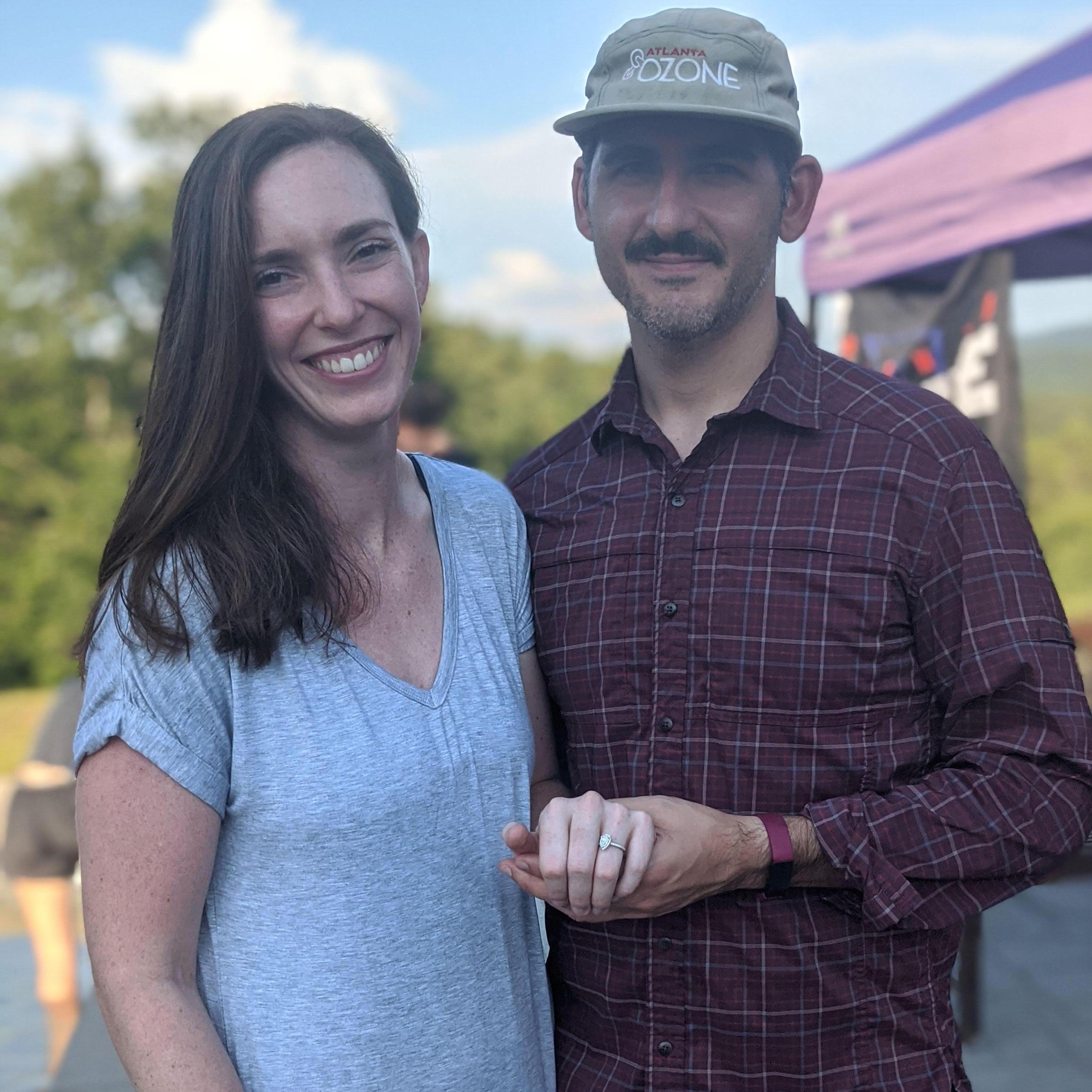 John surprised Cate with an Engagement Party packed with friends in the North Georgia mountains in August 2020.