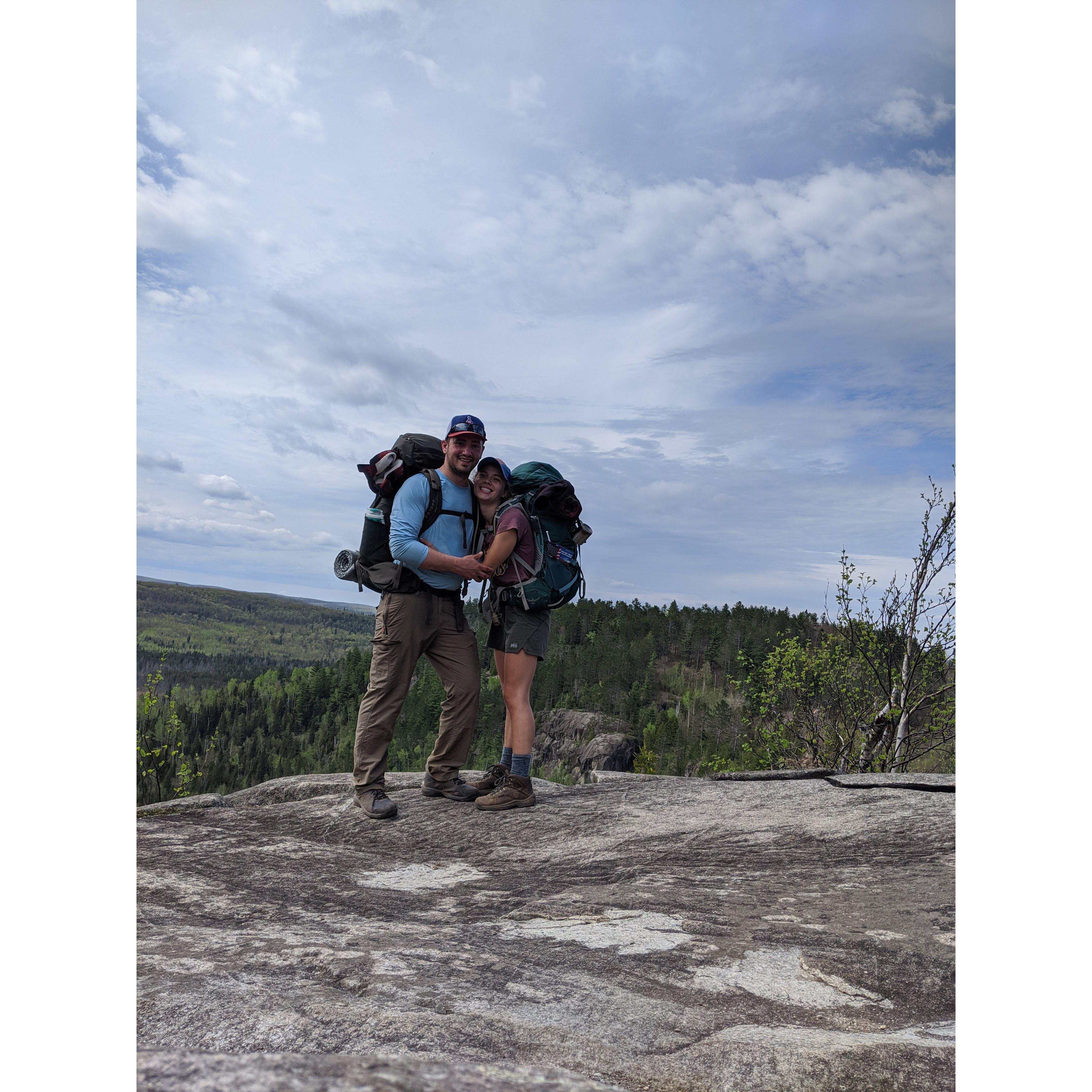 Our first camping trip on the Superior Hiking Trail