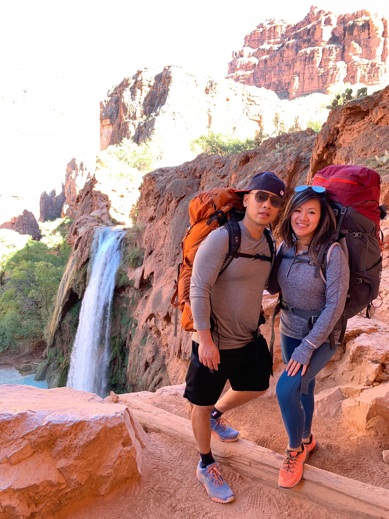 Backpacking at Lake Havasupai, Arizona