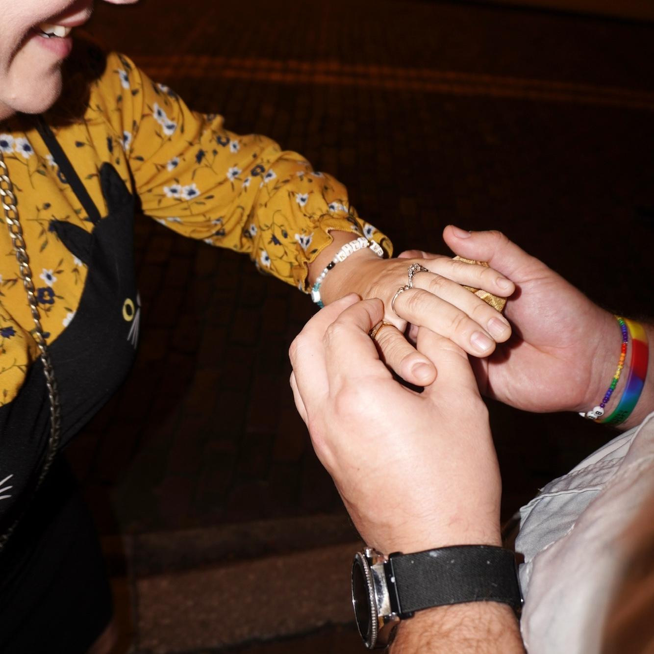 The night we got engaged