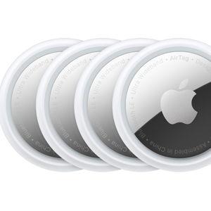 Apple - AirTag (4-Pack) - Silver