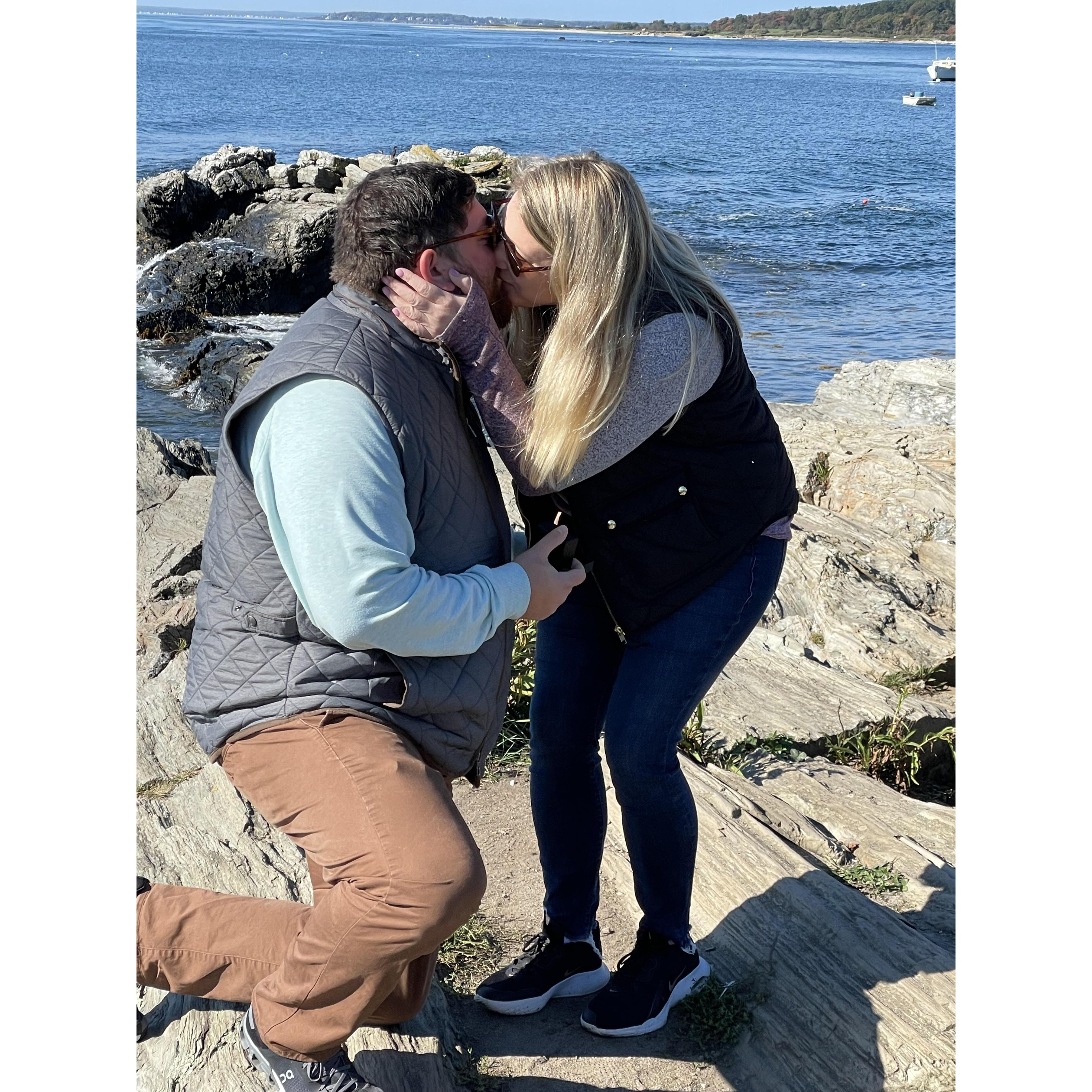 Engaged! at Kettle Cove