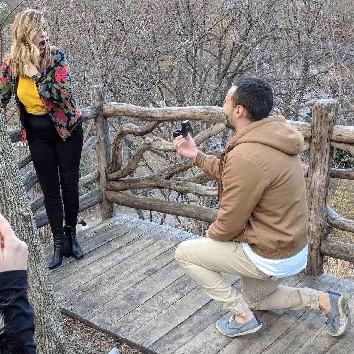 She said yes!