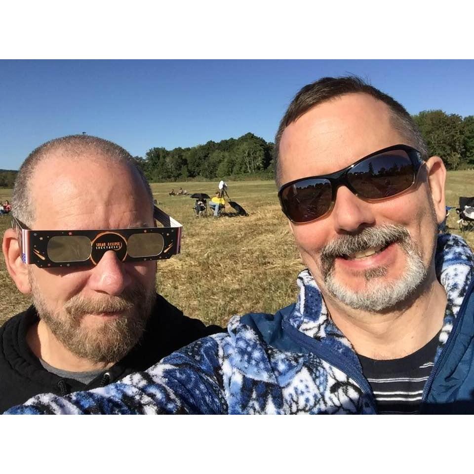Would you buy $100 worth of underwear in order to get two of the last pair of eclipse glasses in Portland?  We did.  Total Solar Eclipse, August 21, 2017.