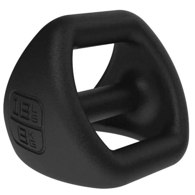 TRX YBell Pro Series 3-in-1 Dumbbell, Kettlebell and Push Up Stand Workout Equipment | Commercial Grade Powder Coated Surface | Perfect for Strength Training & Conditioning Workouts