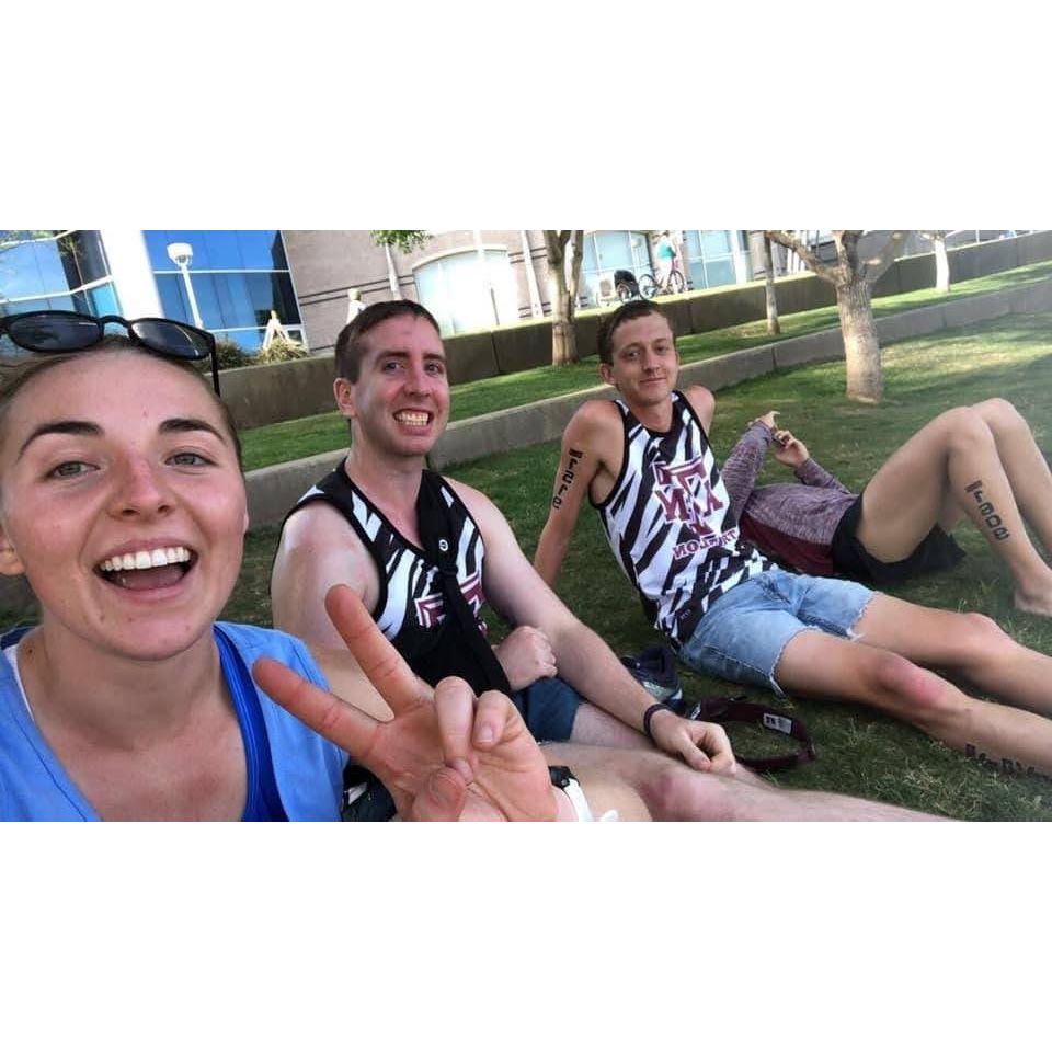 One of our first photos together at Collegiate Club Triathlon Nationals!