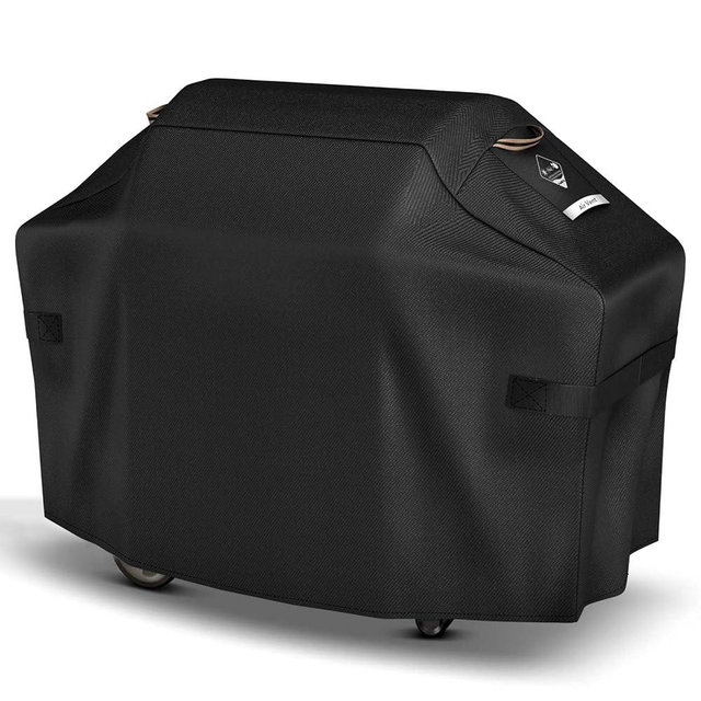 Ultimate Durable 60 Inch Grill Cover for Outdoor Grill,Heavy Duty Waterproof Rip-Proof BBQ Cover,Fade Resistant Gas Grill Cover with Straps,3-4 Burner Barbecue Cover for Weber Char-Broil Nexgrill,etc