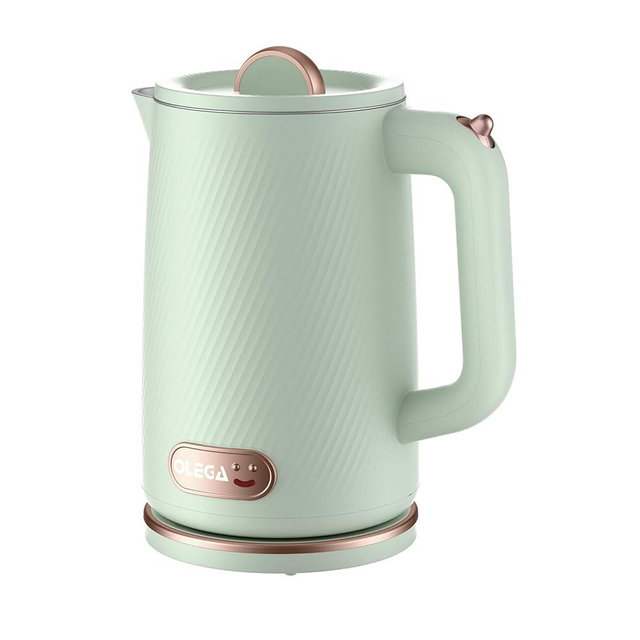 OLEGA Electric Kettle - 1500W Electric Tea Kettle 1.8L Stainless Steel Inner Electric Kettles for Boiling Water Auto Shut Off Boil-Dry Protection Electric Water Kettle for Coffee Tea