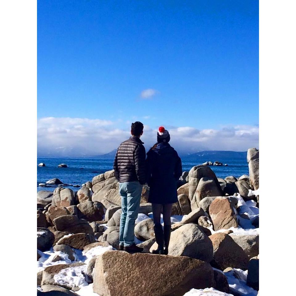 Tahoe (Sand Harbor). New Year's Day, 2016.