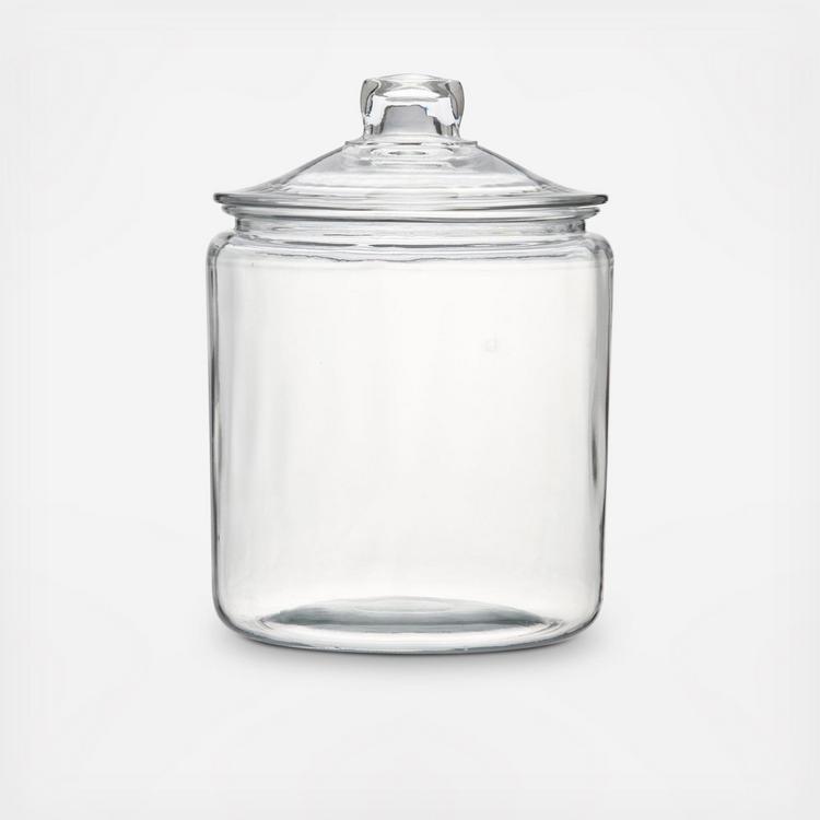Crate and Barrel, Heritage Hill Glass Jar with Lid | Zola