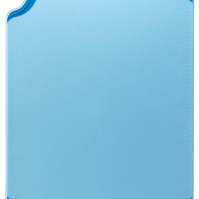 San Jamar Cutting Board,12x18,Blue CBG121812BLGR