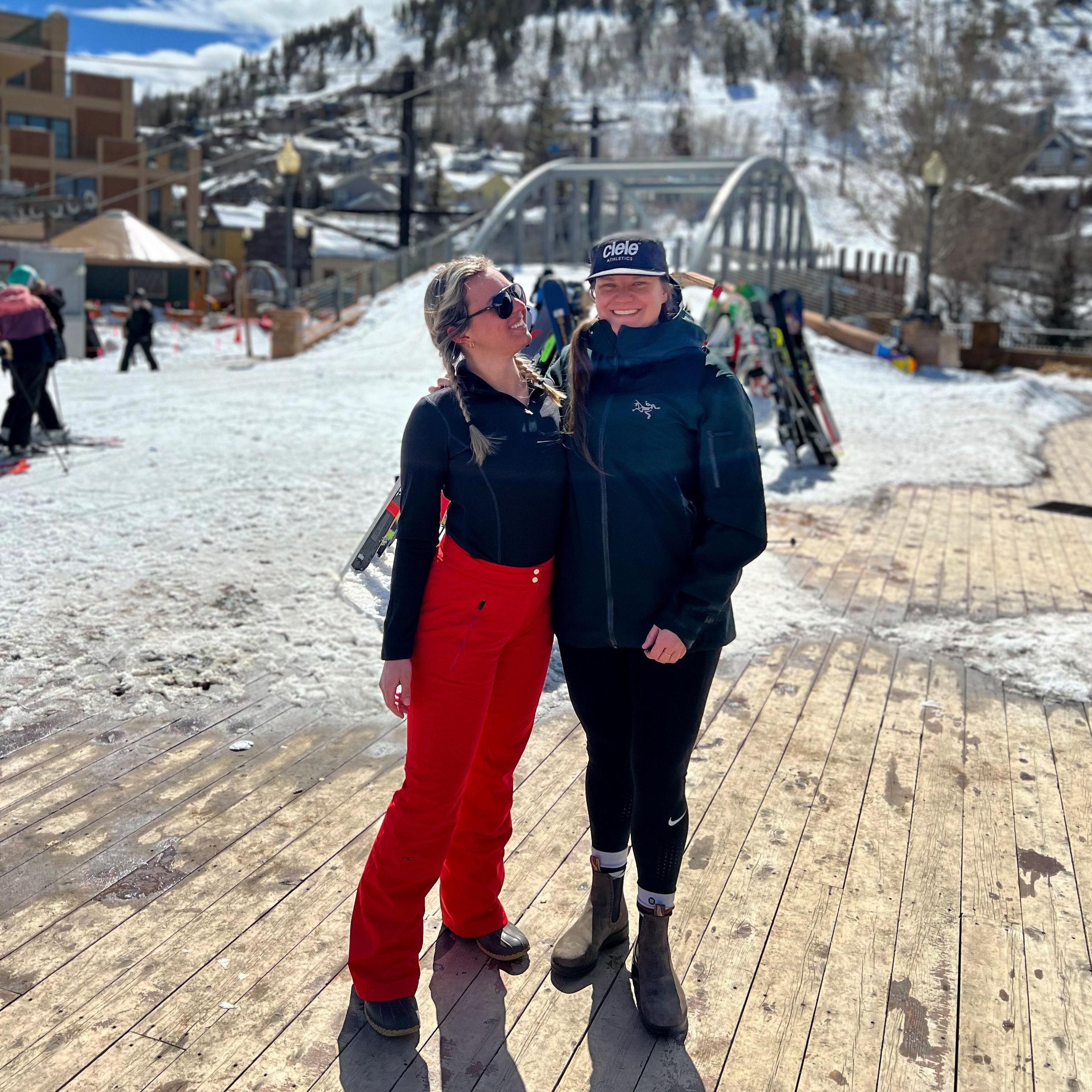 Meeting up with the family for lunch during the Weller/Wade trip to Park City, UT (March 2022)