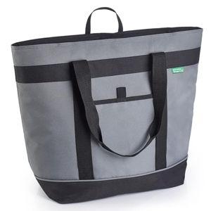 Jumbo Insulated Cooler Bag (Gray) with HD Thermal