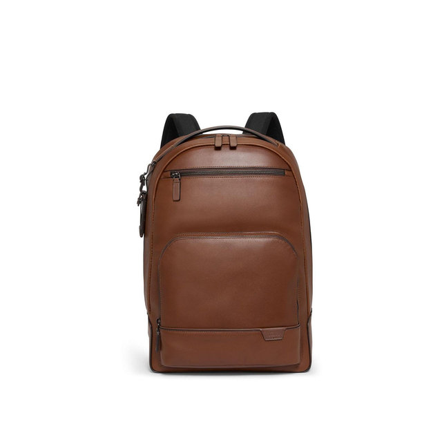 TUMI Men's Harrison Warren Leather Backpack