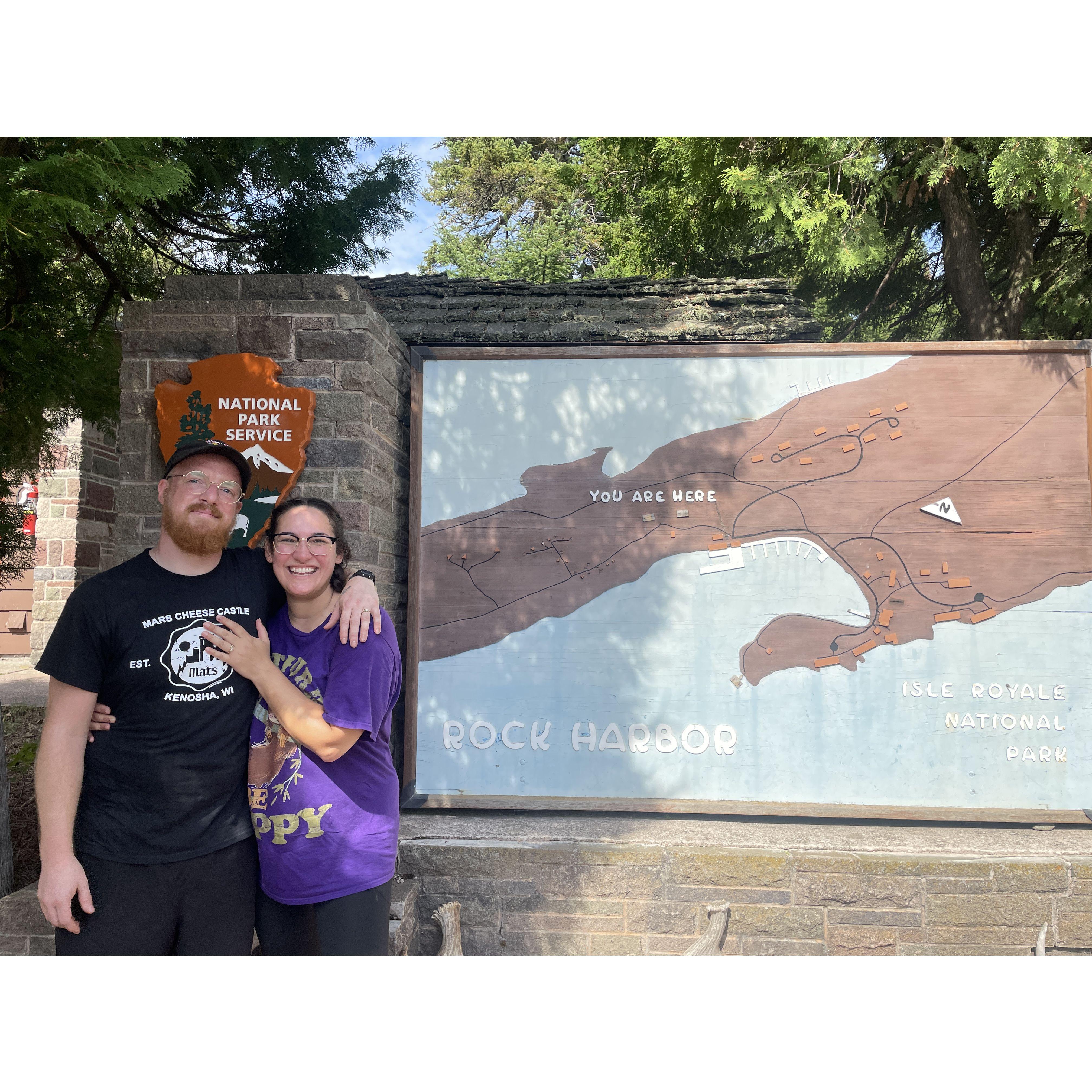 After 5 days backpacking Isle Royale!