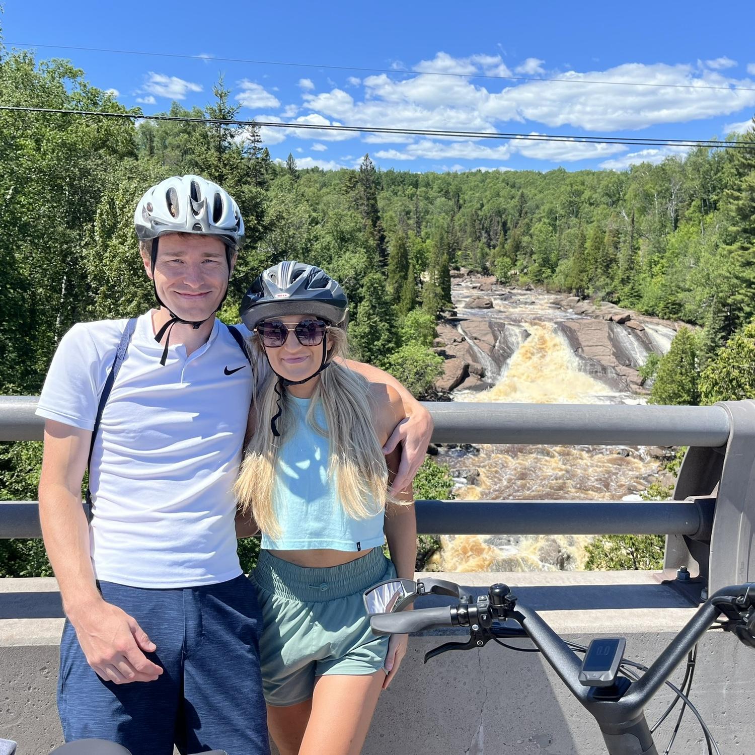 Biking trip up near Duluth. Have you ever been on an E-Bike? Highly recommend!