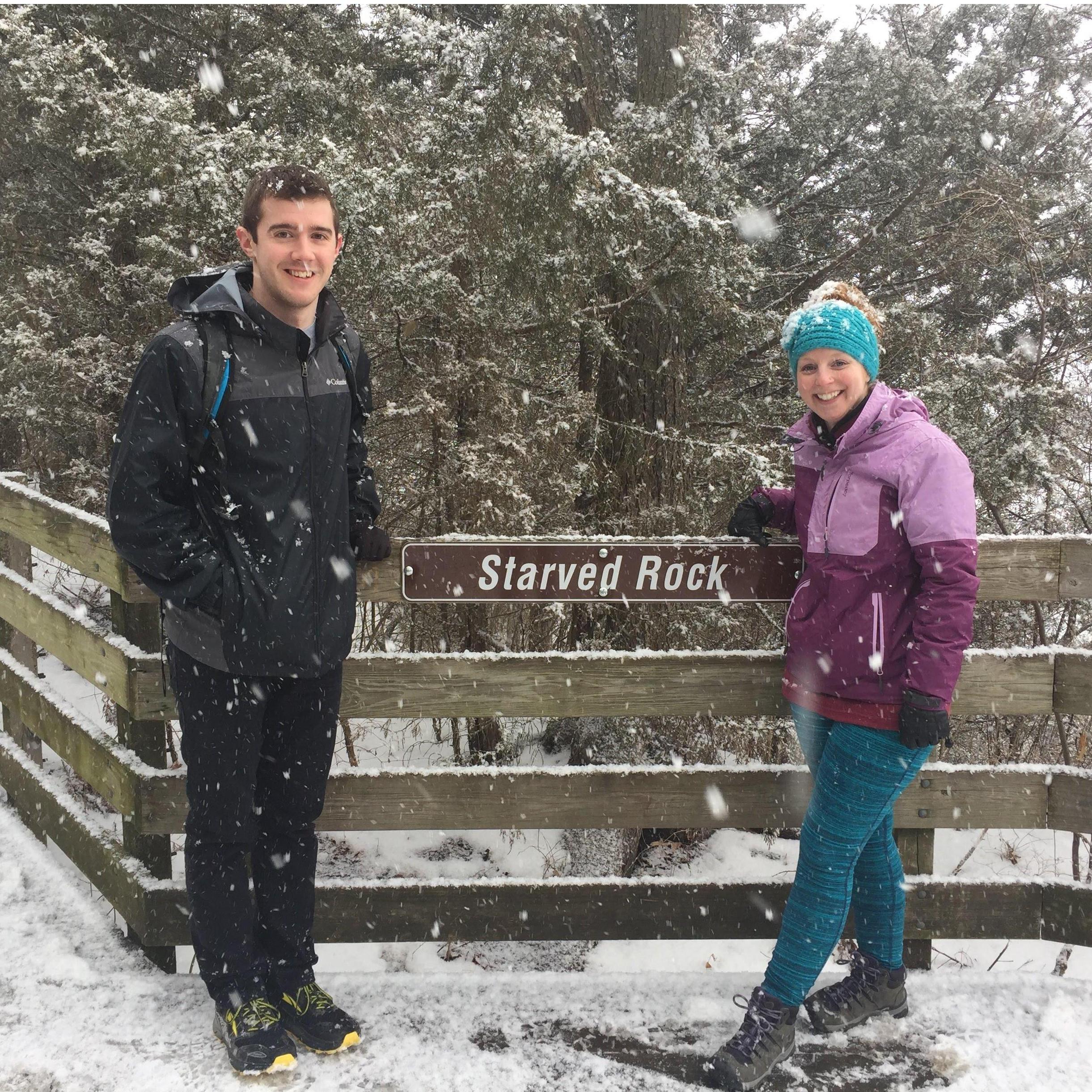Starved Rock, Illinois - Trail day with the Maid of Honor!
