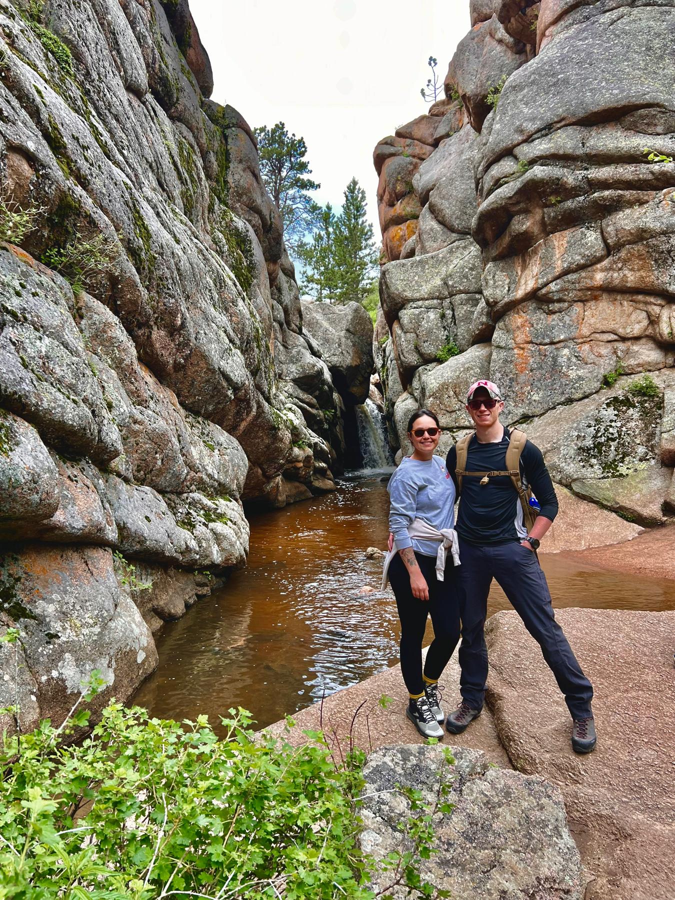 Our hike the day before the proposal!
“This would’ve been a great spot!”