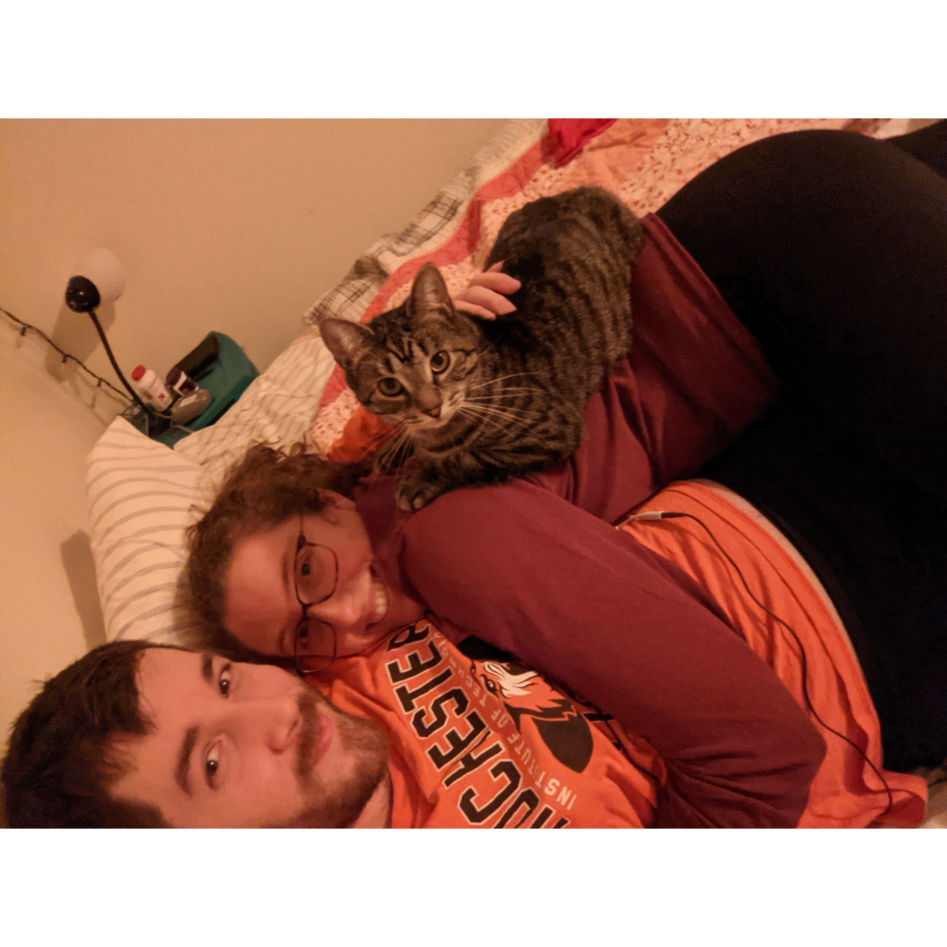 Many days were spent in Dryden with the 3 of us before Zoe left for the AT. Clay helped pack her life into a storage unit and confidently said, "t's only 6 months"