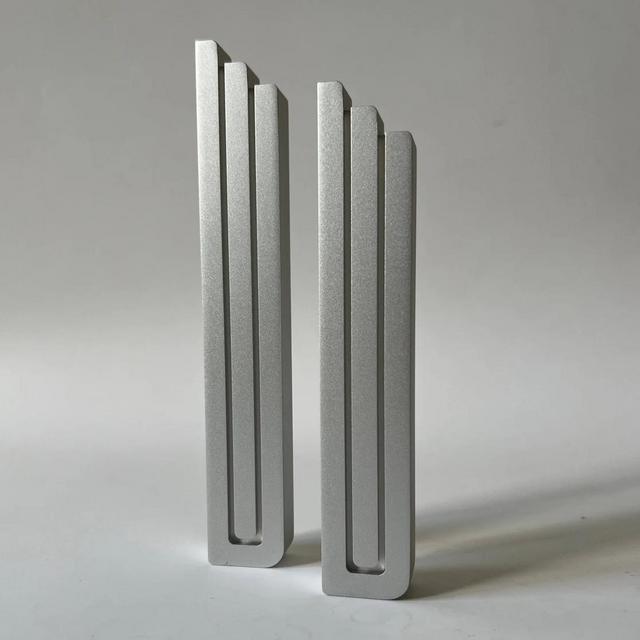Modern David Mezuzah - Silver
