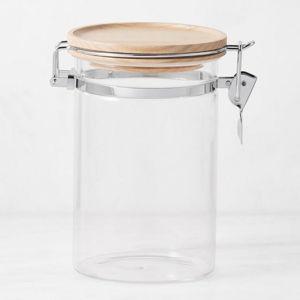 Hold Everything Stacking Glass Canister with Clamp