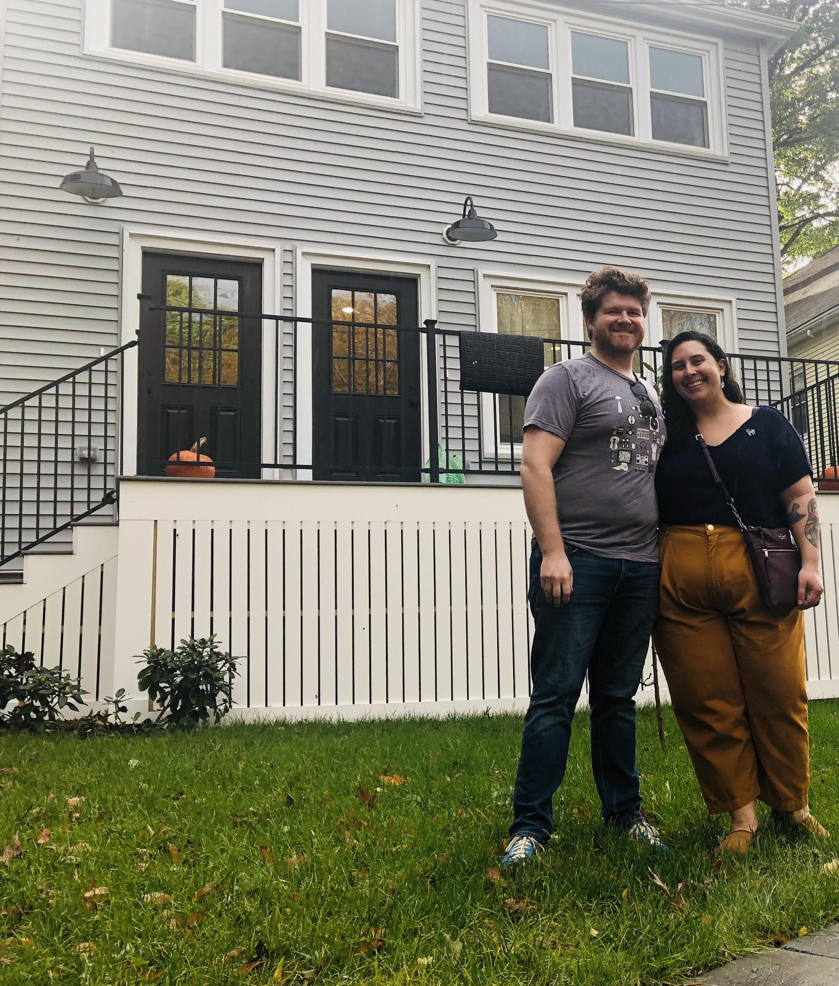 First pic in front of our new house!