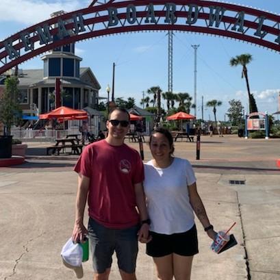 Family weekend at Kemah Boardwalk.
