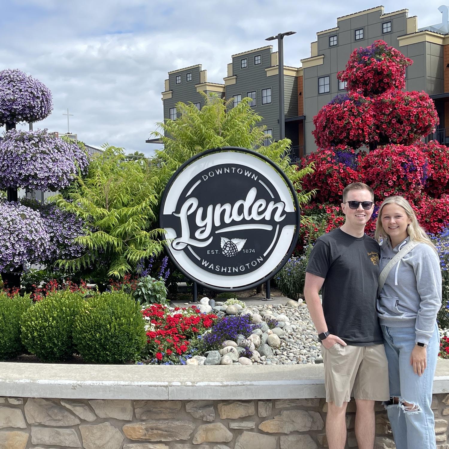 Hanging out in Ty’s hometown, Lynden!