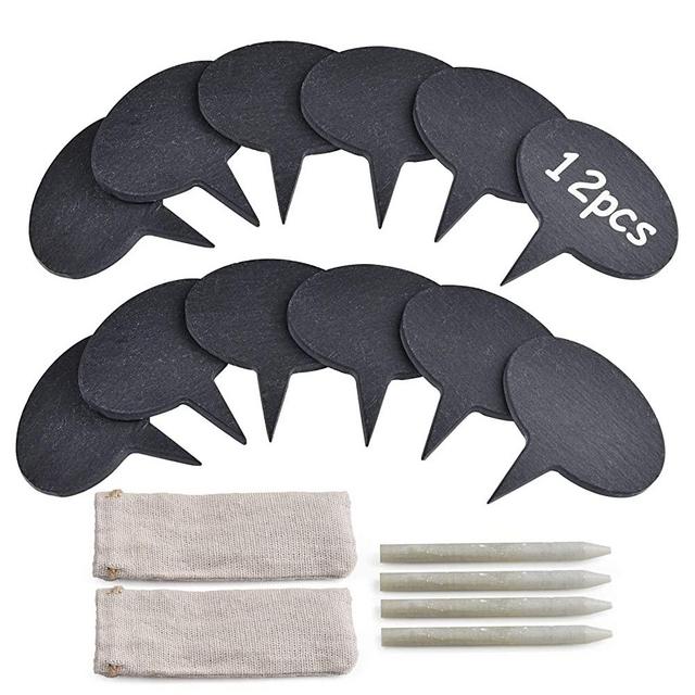 Cheese Markers for Charcuterie Board, Set of 18PCS Slate Cheese Labels Sign, Cheese Markers Set, Chalkboard Picks Cheese Name Tag Cupcake Toppers for Wedding Birthday Cocktail Parties Dinner Food