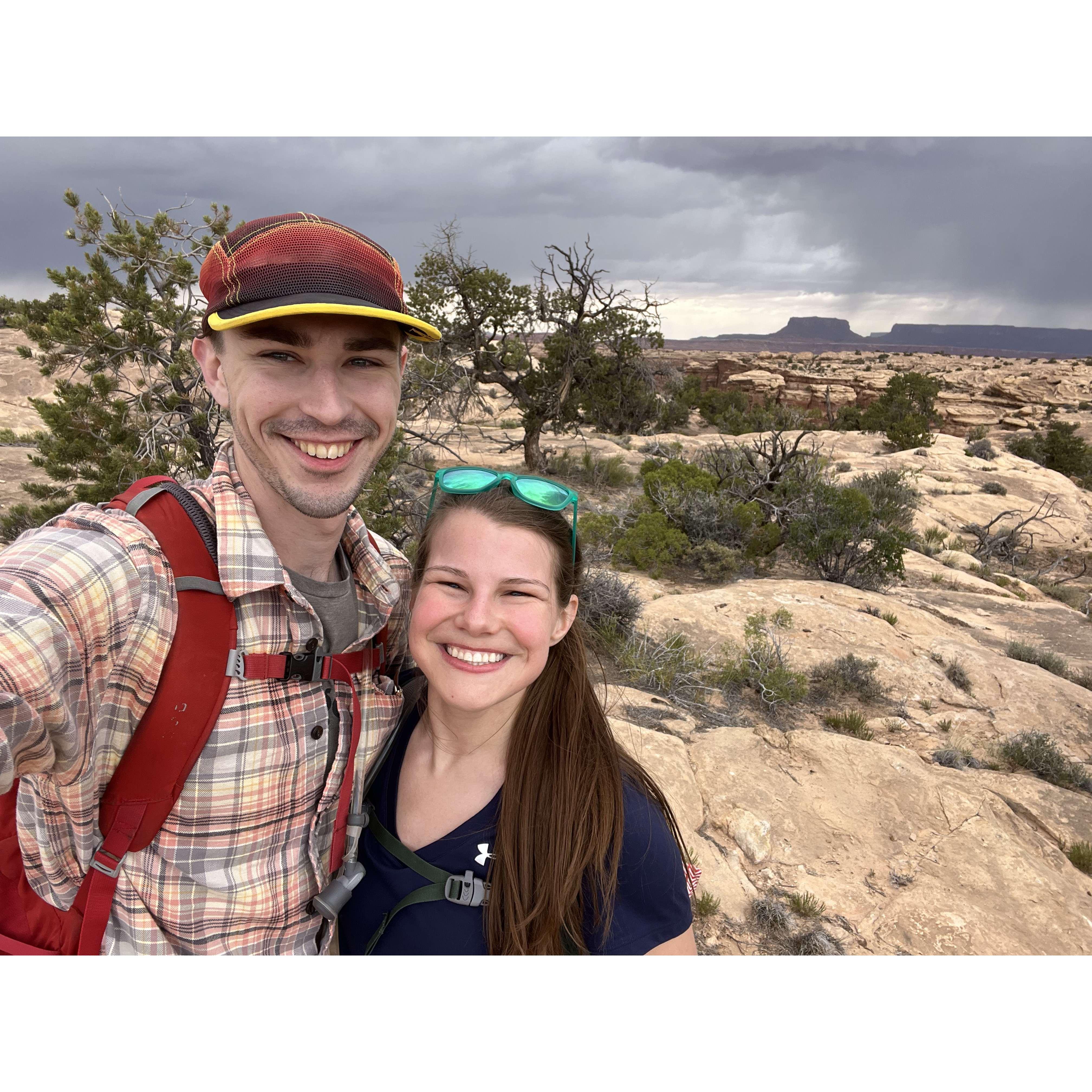 Hiking in Canyonlands