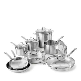 Classic Stainless Steel 14-Piece Cookware Set