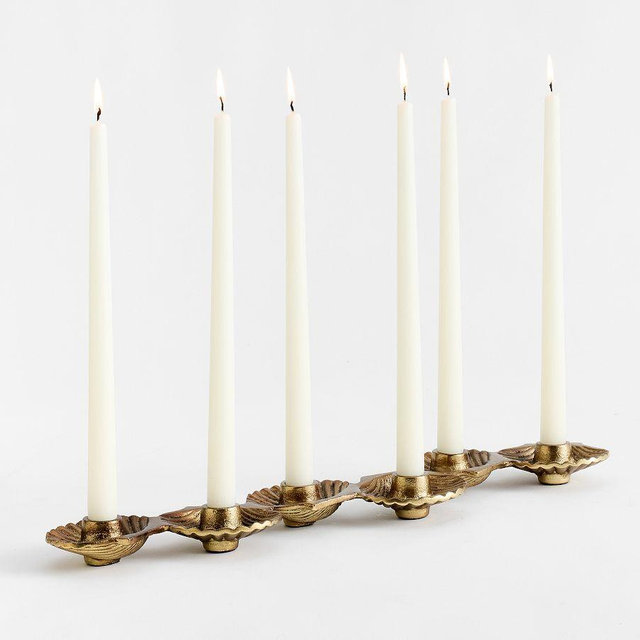 Merill Shell Centerpiece – Brass – Large