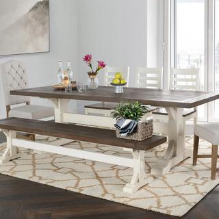 Kentwood Reclaimed Pine Two-Tone Dining Table