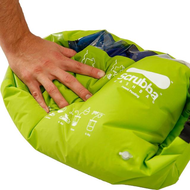 Scrubba Portable Laundry System Wash Bag, Light Green