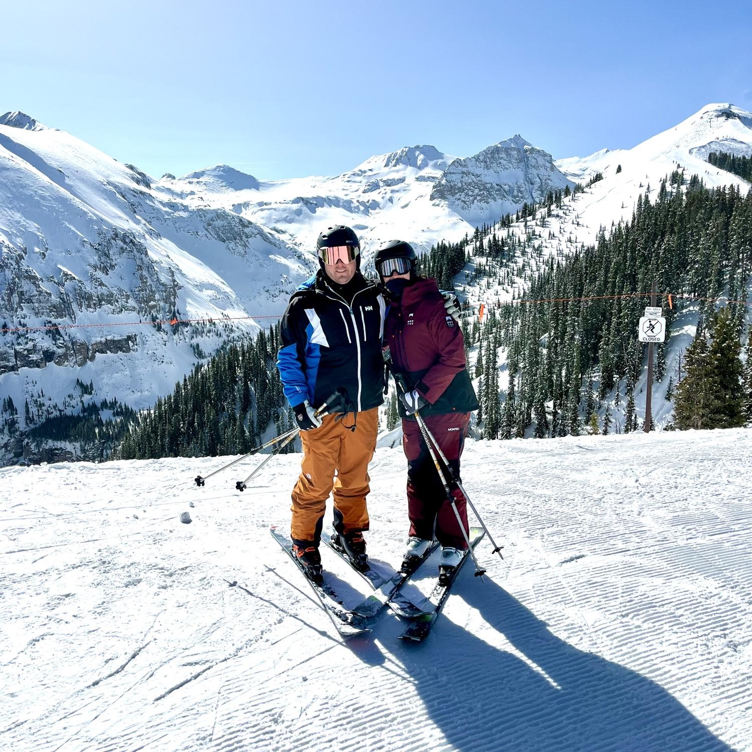 Skiing at Telluride, Colorado, 2024