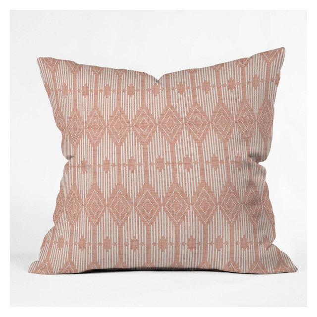 26"x26" Heather Dutton West End Blush Square Throw Pillow Pink - Deny Designs