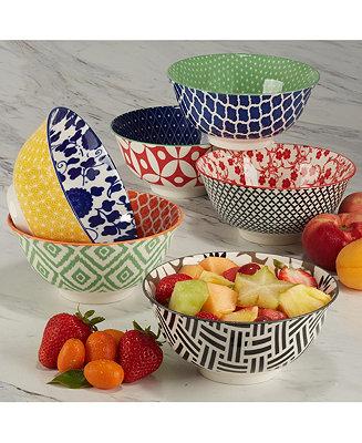 Certified International Soho Set of 6 Bowls