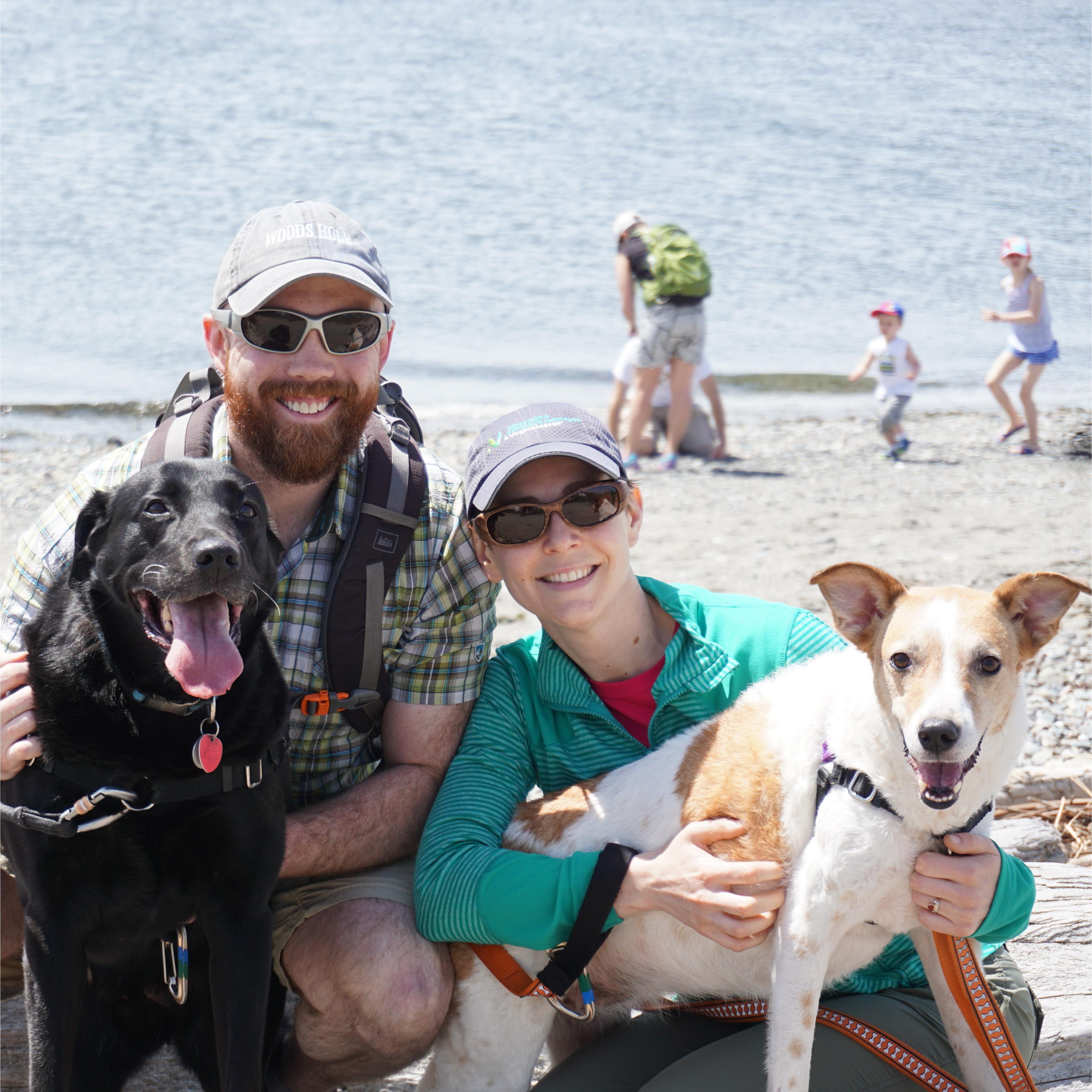 Strolling at Discovery Park in Seattle.