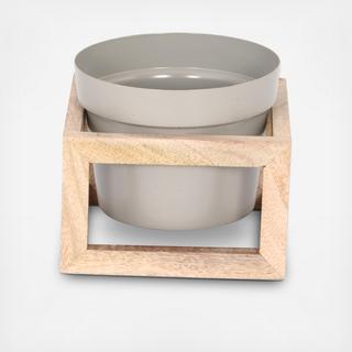 Geo Planter On Stand