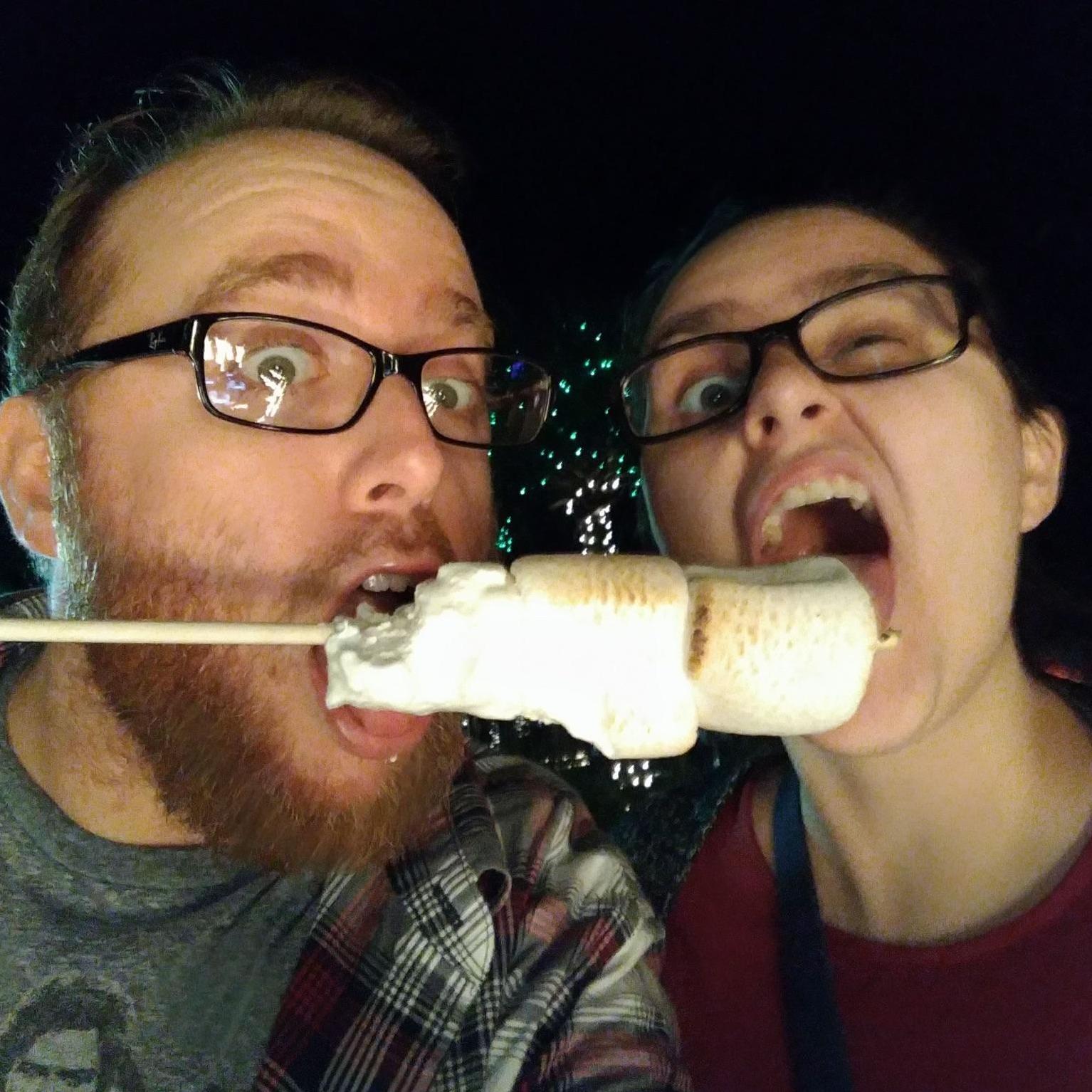 S'mores at the Holiday Lights