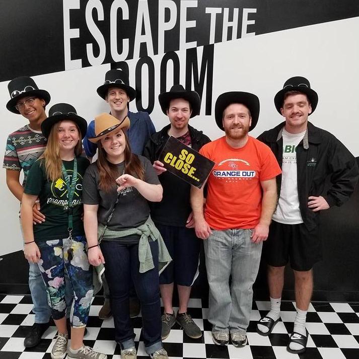 Fun time trying to escape with Sarah's family and some friends.