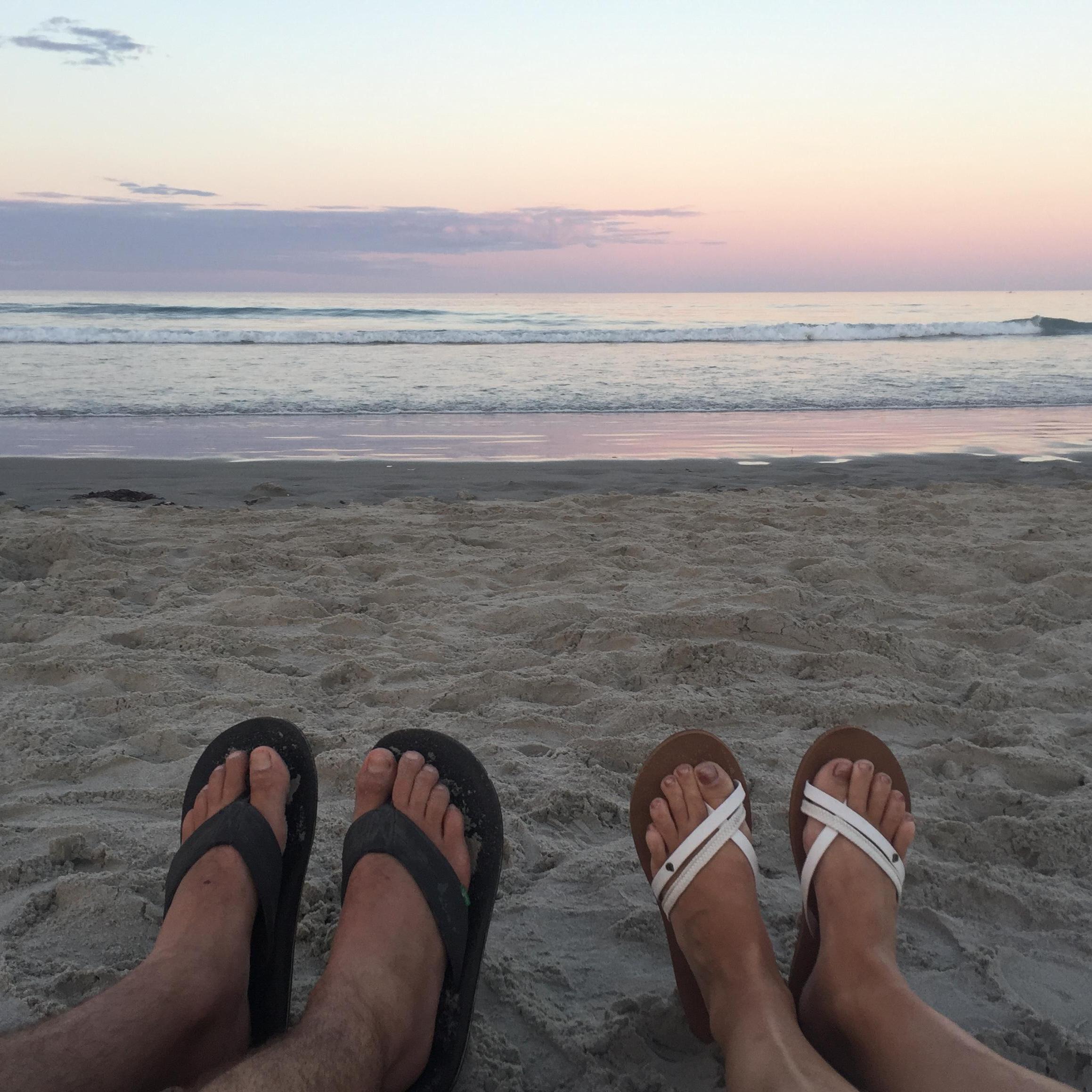 We love this beach in Ogunquit, MN - just a short drive from where Alex's parents live in New Hampshire!