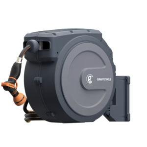 Backyard: Giraffe Tools Retractable Plastic 130-Feet Wall-mount Hose Reel