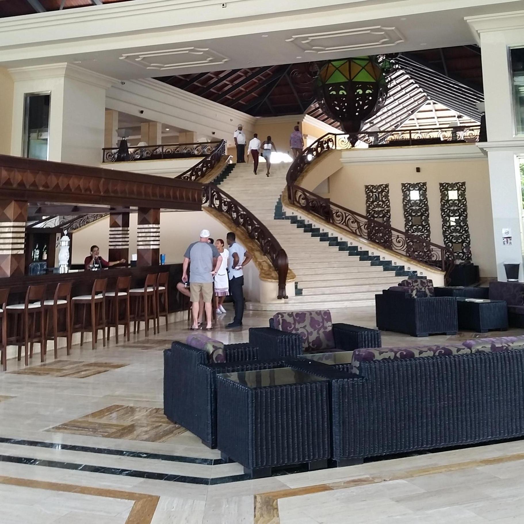 Have a drink at several bars inside & out.